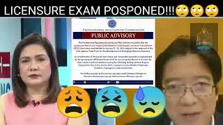Posponed board exam 2021 | PRC BOARD EXAM NEWS UPDATE