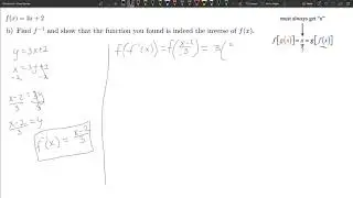 4b Finding and verifying inverse functions