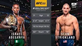 UFC 5 - Middleweight Championship - Israel Adesanya 🆚 Sean Strickland