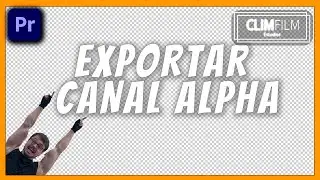 EXPORTAR video TRANSPARENTE premiere | Exportar sin fondo PREMIERE PRO