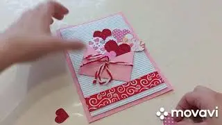 Открытка для мамы своими руками.
