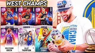 USING THE 2021-22 WARRIORS IN NBA 2k22 MyTEAM! THE WESTERN CONFERENCE FINALS CHAMPIONS!