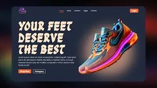 Build A Responsive Shoe Website Using HTML and CSS Only | Ecommerce Website html css