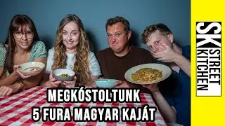 MÁKOS KUKORICA🤨, ZÚZAMÁRTÁS😱? Megkóstoltunk 5 FURA😵‍💫 magyar ételt!