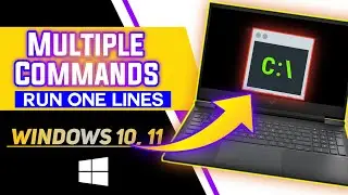 How do I run two commands in one line in Windows CMD | Windows 10, 11