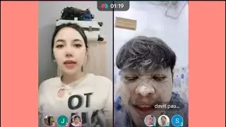 Neng geulis tantang davit❗ siapa paling banyak coin, dan kalah cilok sampai banyak