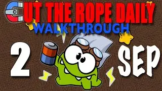 Cut The Rope Daily September 2 | #walkthrough  | #10stars | #solution