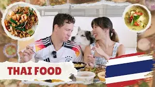 🇹🇭 Thai Food in LA! som tum, khao soi, panang curry, mango sticky rice.. | YB vs. FOOD