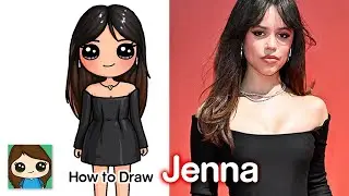 How to Draw Jenna Ortega
