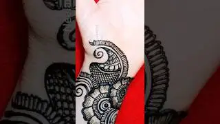 Stylish fronthand mehndi design | easy mehandi #shorts #short #mehndi #mehndidesign
