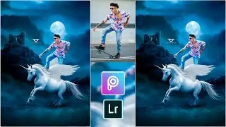 Unicorn Concept Photo Editing Tutorial PicsArt || PicsArt Unicorn Concept Manipulation Edit