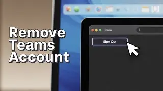 How to Remove Old Account from Teams on Mac