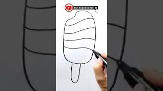 Рисуем ЭСКИМО быстро и легко / Нарисуй Ка / Shorts