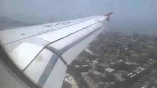 Landing At Mumbai Airport [Air India A319]