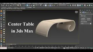 Center Table Modeling in 3ds Max | Center Table in 3d Max | Table Modeling | Coffee Table in 3ds Max