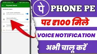 Phone Pe Voice Notification Kaise Chalu Kare || How To Enable Phone Pe Voice Alert 2023 | Phone Pe