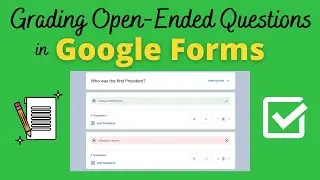 Grading Short Answer Questions in Google Forms