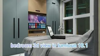 #bedroom 3d design concept in lumioun 10.1 SketchUp model
