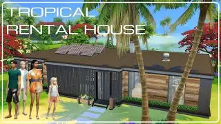 Tropical Rental House║House Tour & Story║The Sims 4