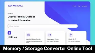 Computer memory/hard drive/data conversions | Online Web Tools | bulkwebtools.io