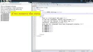 7. Use META for multilingual web pages  | HTML Course | Web Development |