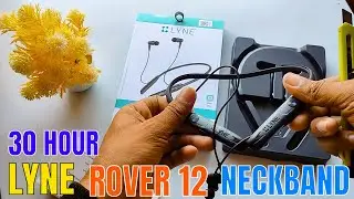 Lyne Rover 12 Bluetooth Wireless Neckband | Unboxing & Review | Top Neckband 2024 | Tech Voffin's