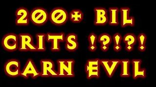 Diablo 3 200+ Billion Crits! CarnEvil PTR Witch Doctor Build Patch 2.4 !!!