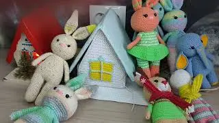 обзор готовых игрушек/новогодний домик