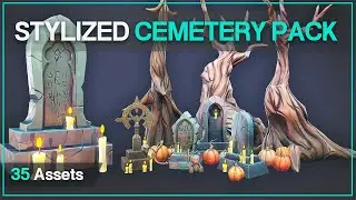 Stylized Cemetery Pack