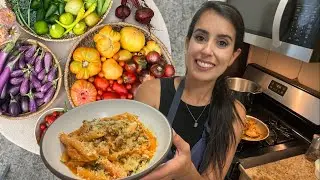 Cooking with the Garden Harvest 🌿🍅// Mari's Garden and kitchen