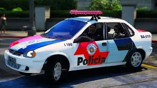 Mulher de Bandido tenta dar Fuga na Rádio Patrulha | GTA V PMESP | GTA 5 POLICIAL (LSPDFR)