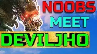 ► New Players Meet Deviljho - Monster Hunter World Funny Moments #2