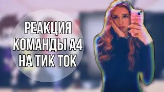 реакция команды а4 на тик ток часть 5