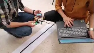 Line follower with 2 IR sensor, PID and MATLAB interface