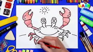 Как нарисовать краба на татарском языке