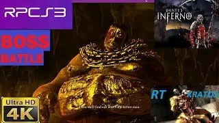 PS3 Emulator-RPCS3-LLVM-Vulkan DANTES 4K UPSCALED INFERNO  BOSS BATTLE SINS OF FATHER  EPIC BATTLE