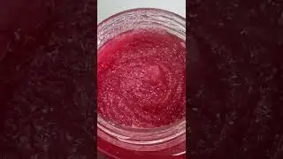 Сладкий и аппетитный малиновый скраб для вашей кожи🍓💕