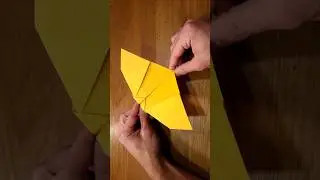 Origami Flapping Bat Plane #shorts