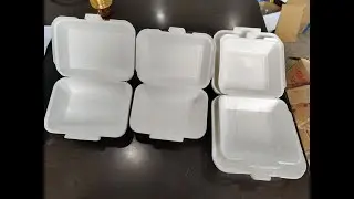 Small PS foam paper lunch box machine