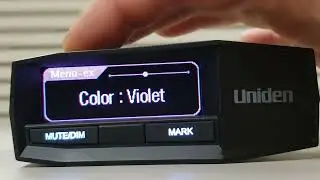Uniden R8 Customizable Color Display