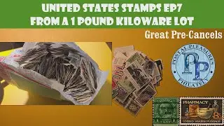 US Stamps Ep7 - 1 Pound Kiloware Lot Of Collectable United States Stamps - Interesting Pre-Cancels