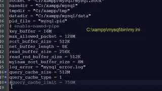 Enable the query cache in MySQL