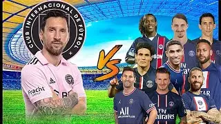 Unbelievable Showdown: Messi Takes on PSG Legends Beckham, Ibrahimovic, and Neymar