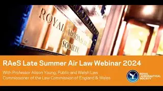 RAeS Late Summer Air Law Lecture 2024 - Professor Alison Young, Law Commission