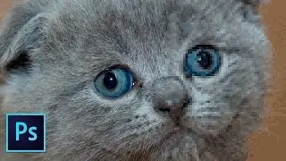 Turn photos to Pixel Art in Photoshop