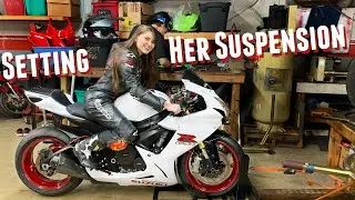 Suspension Setup On Her GSXR750 - Corsa Moto Works