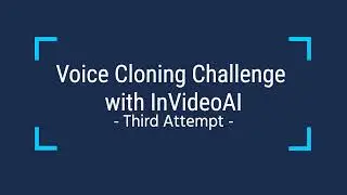 [3rd Attempt] My AI Voice Cloning with InVideoAI (2024)
