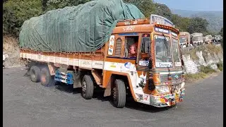 Heavy Loaded Ashok Leyland Beautiful 12 Wheeler Trucks | Thagaval Aruvi