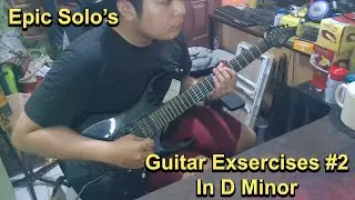 Guitar Improvisation #2 | Melodic Metalcore In D Minor By Rickjinxx