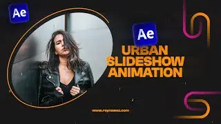 Urban Slideshow Animation in After Effects | After Effects Tutorial | No Plugin